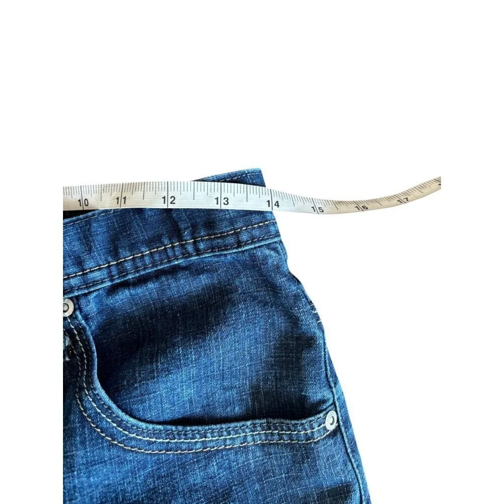 SouthPole Boys Size 18 Blue Baggy Skater Hip Hip Y2K Jeans